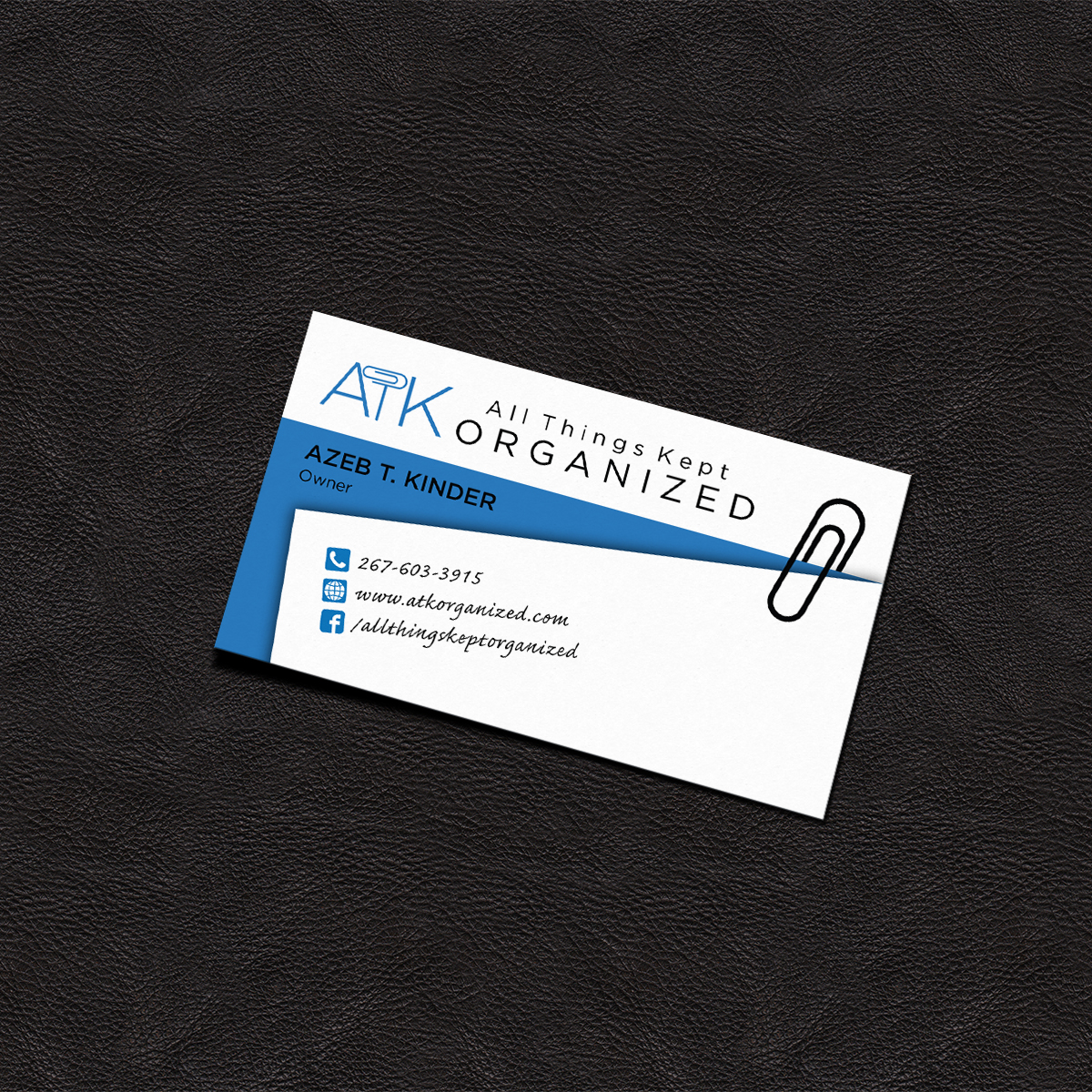 Business Card Design by Grafactory for All Things Kept Organized | Design #11573408