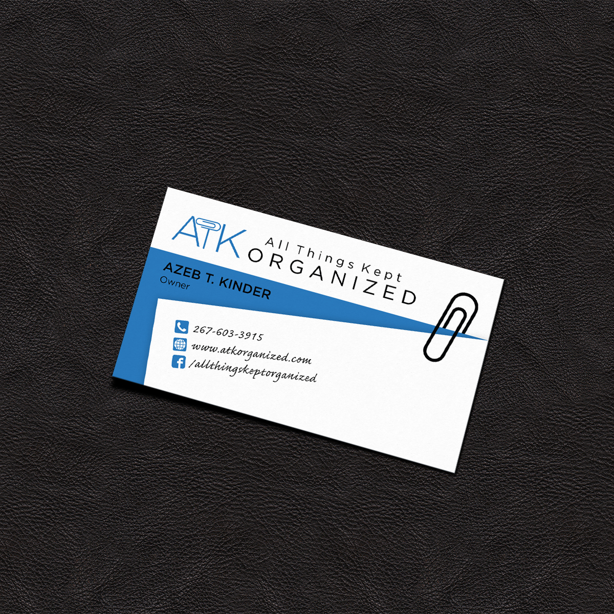 Design de Carte de Visite par Grafactory pour All Things Kept Organized | Design #11579714