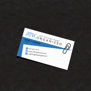 Business Card Design by Grafactory for All Things Kept Organized | Design: #11579714