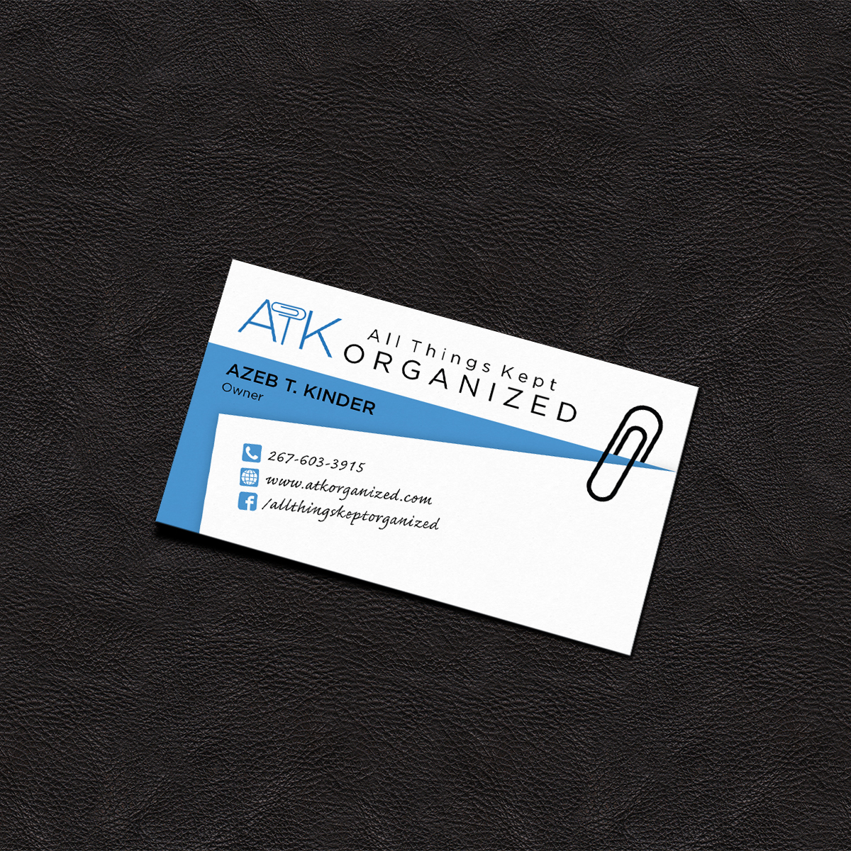 Business Card Design by Grafactory for All Things Kept Organized | Design #11580684