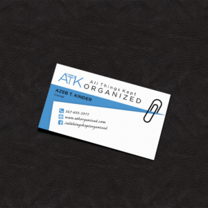 Business Card Design by Grafactory for All Things Kept Organized | Design: #11580684