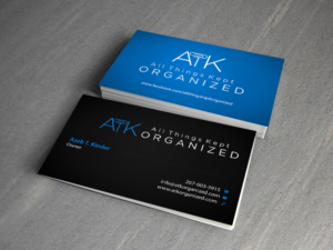 Business Card Design by Creations Box 2015 for All Things Kept Organized | Design: #11576548