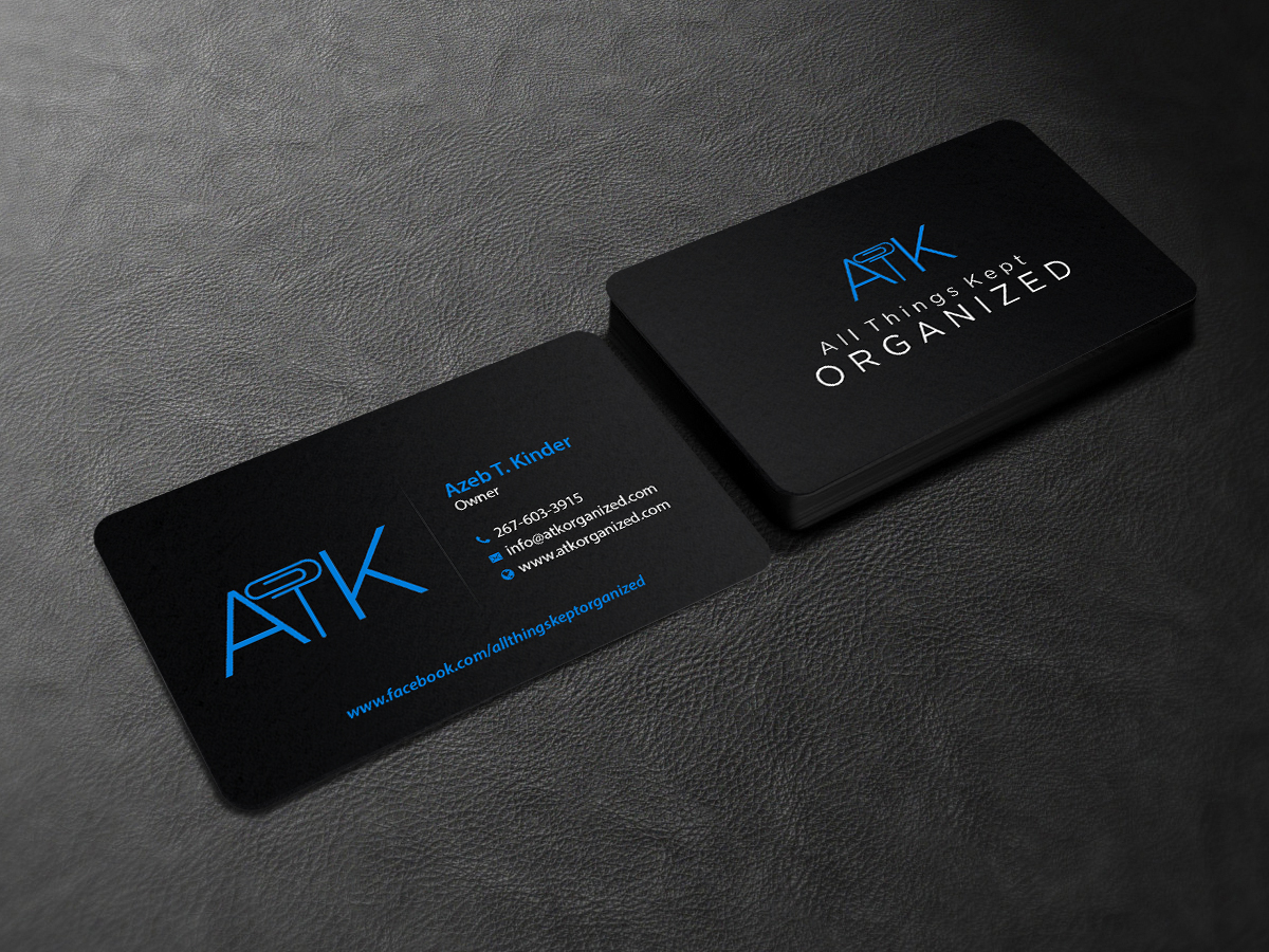 Business Card Design by Creations Box 2015 for All Things Kept Organized | Design #11576557