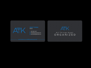 Business Card Design by Creations Box 2015 for All Things Kept Organized | Design: #11576564
