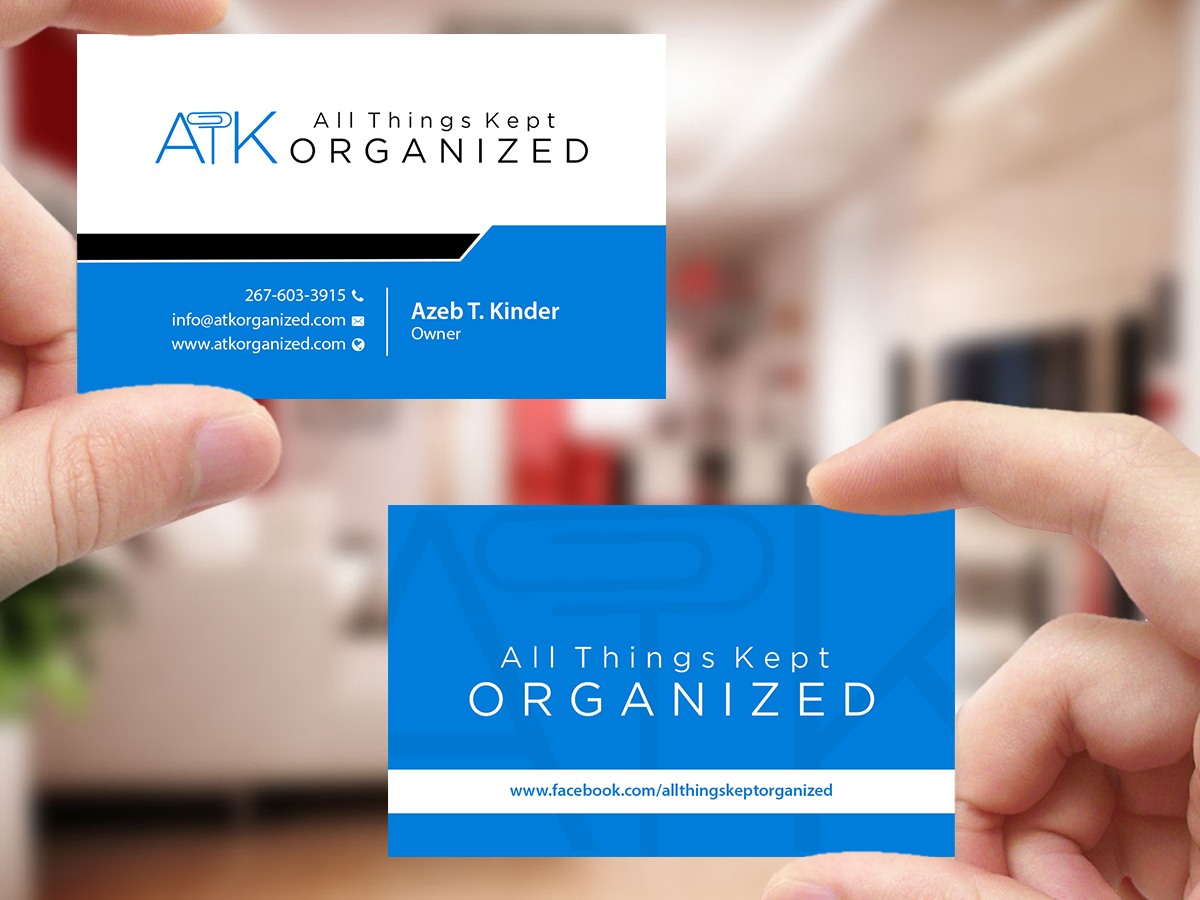 Business Card Design by Creations Box 2015 for All Things Kept Organized | Design #11576576