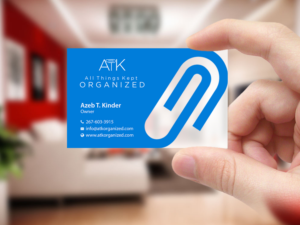 Business Card Design by Creations Box 2015 for All Things Kept Organized | Design: #11577895