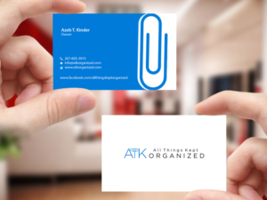 Business Card Design by Creations Box 2015 for All Things Kept Organized | Design: #11577910
