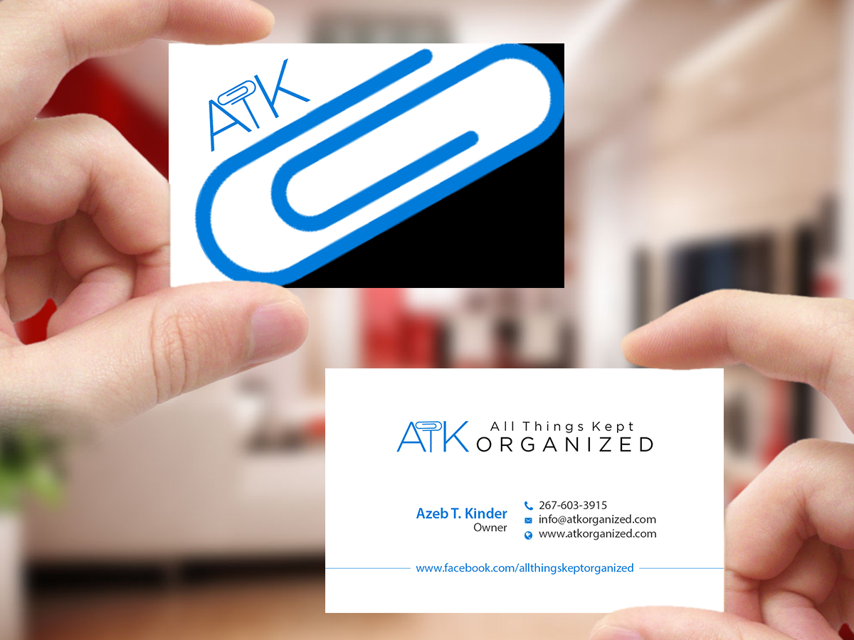 Business Card Design by Creations Box 2015 for All Things Kept Organized | Design #11577911