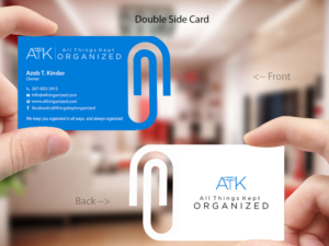 Business Card Design by Creations Box 2015 for All Things Kept Organized | Design: #11628119