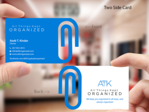 Business Card Design by Creations Box 2015 for All Things Kept Organized | Design: #11628120