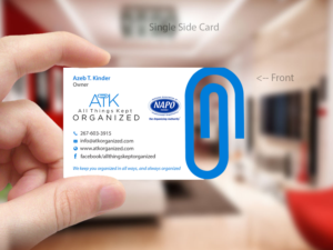 Business Card Design by Creations Box 2015 for All Things Kept Organized | Design: #11708233