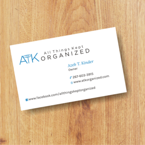 Business Card Design by rhalder4 for All Things Kept Organized | Design: #11576612