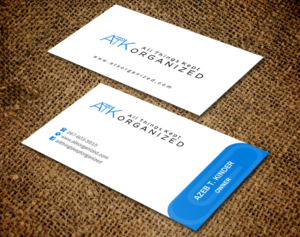 Business Card Design by Brand aid for All Things Kept Organized | Design: #11582637