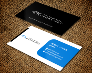 Business Card Design by Brand aid for All Things Kept Organized | Design: #11582638