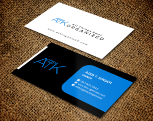 Business Card Design by Brand aid for All Things Kept Organized | Design: #11582639