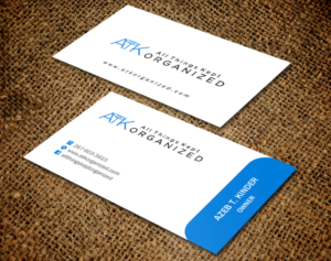 Business Card Design by Brand aid for All Things Kept Organized | Design: #11582644
