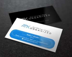 Business Card Design by Brand aid for All Things Kept Organized | Design: #11582647