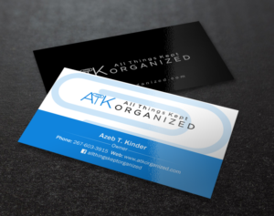 Diseño de Tarjeta de Presentación por Brand aid para All Things Kept Organized | Diseño: #11582649