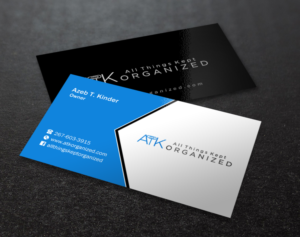Business Card Design by Brand aid for All Things Kept Organized | Design: #11582651