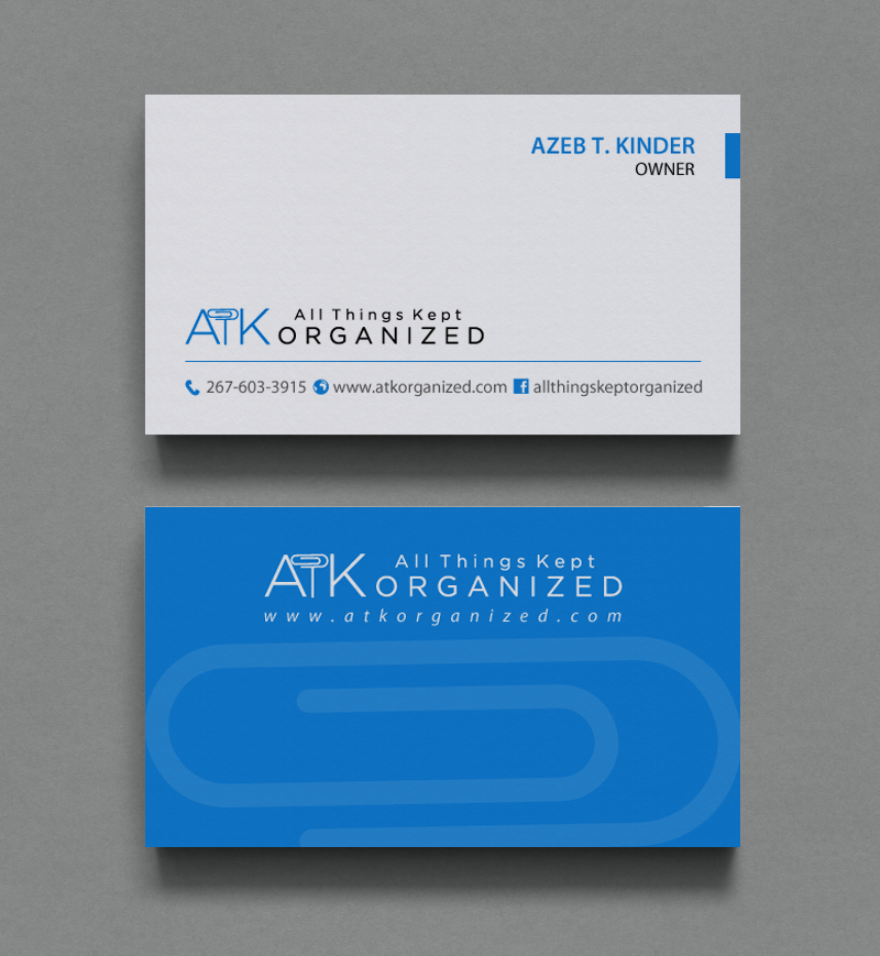 Visitenkarten-Design von chandrayaan.creative für All Things Kept Organized | Design #11573899