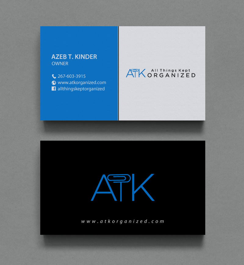 Business Card Design by chandrayaan.creative for All Things Kept Organized | Design #11573902