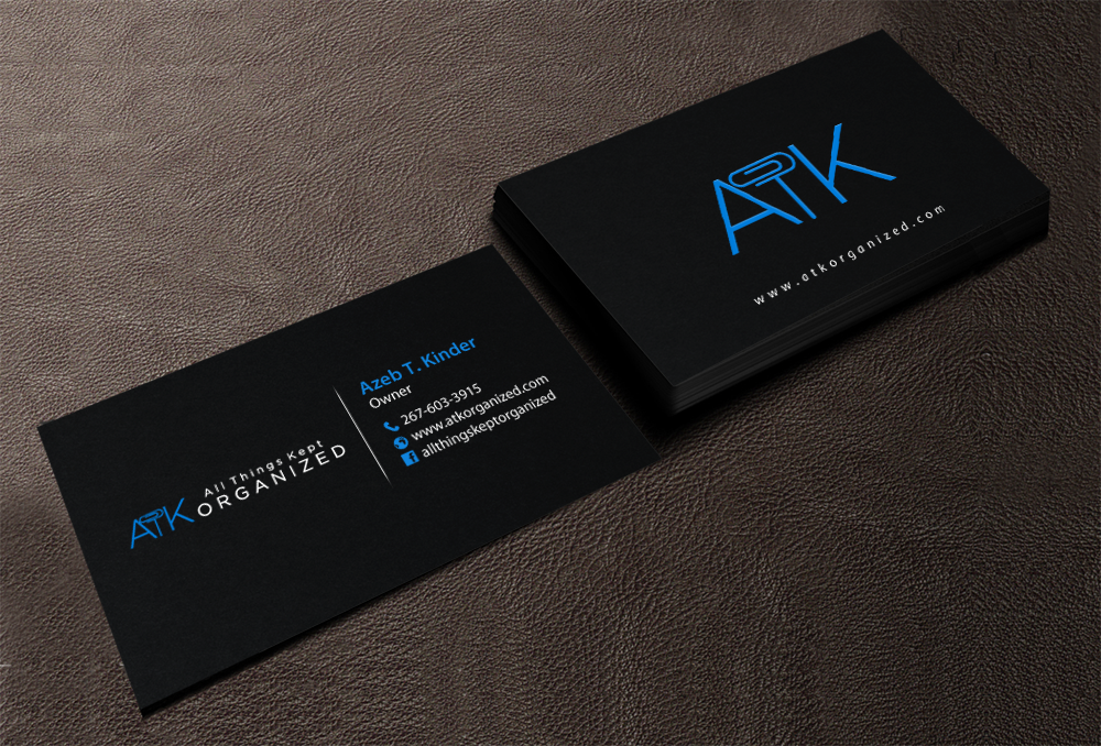 Business Card Design by chandrayaan.creative for All Things Kept Organized | Design #11573920