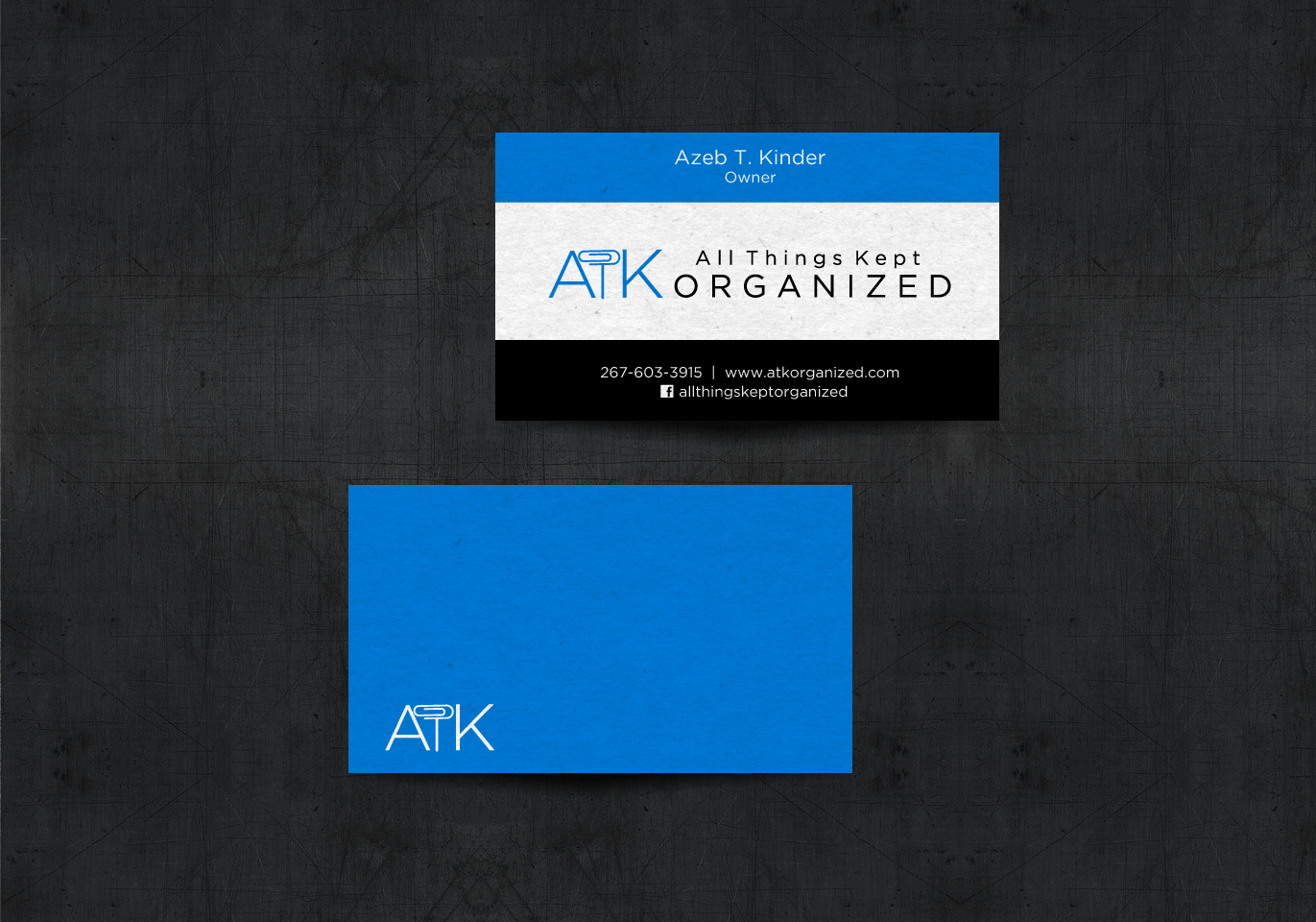 Business Card Design by chandrayaan.creative for All Things Kept Organized | Design #11573931