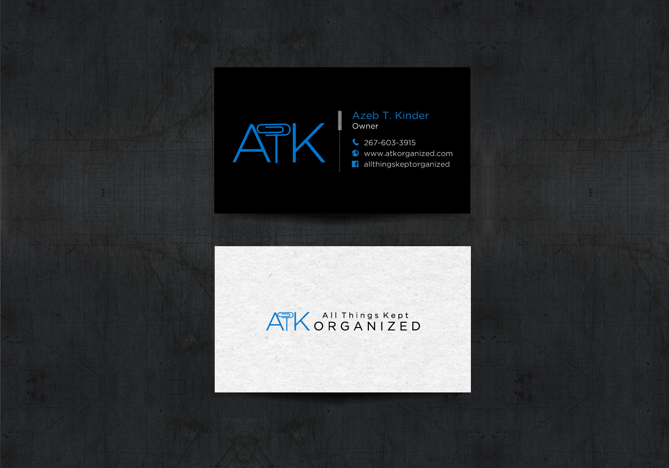 Business Card Design by chandrayaan.creative for All Things Kept Organized | Design #11575865