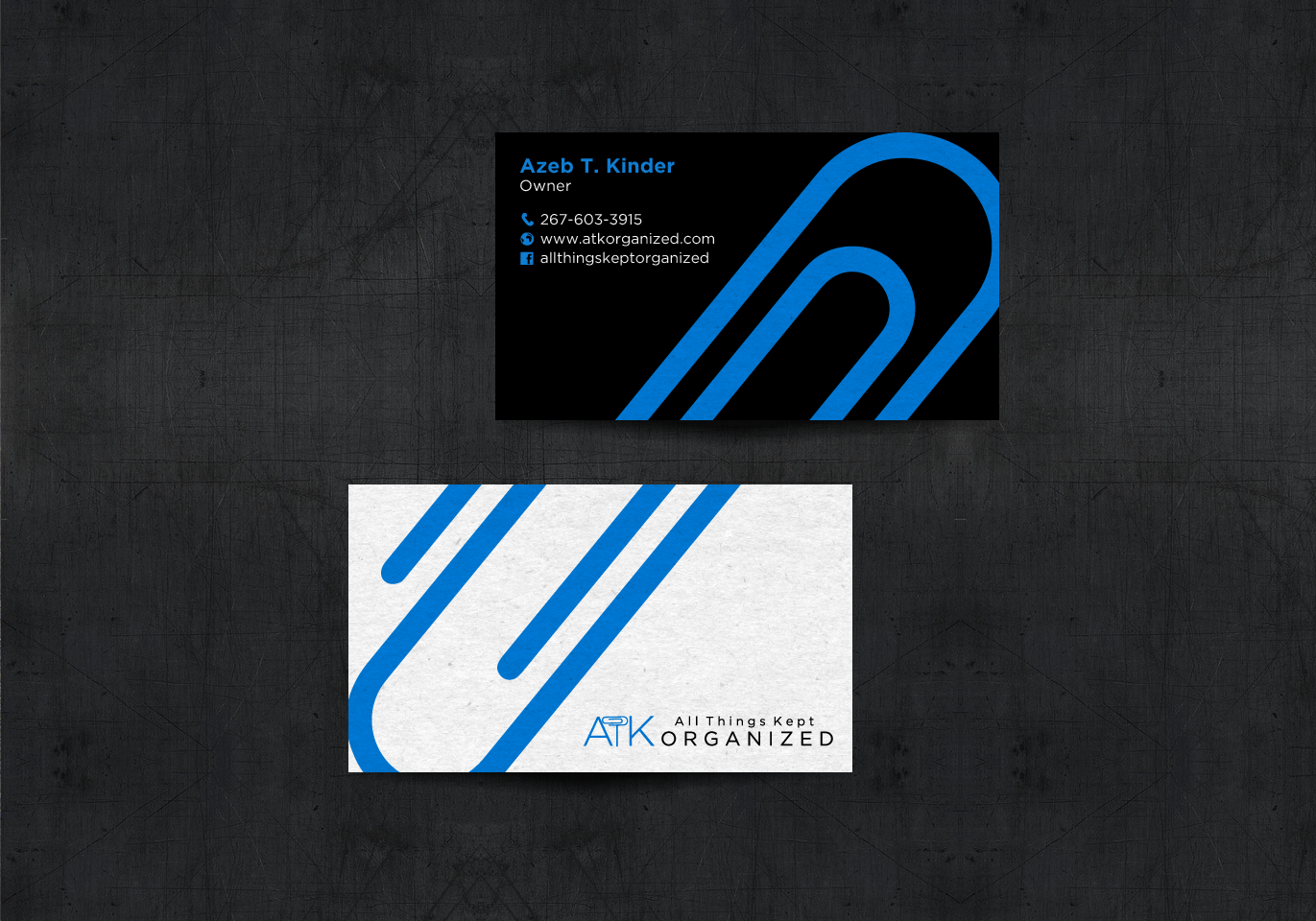Business Card Design by chandrayaan.creative for All Things Kept Organized | Design #11575866