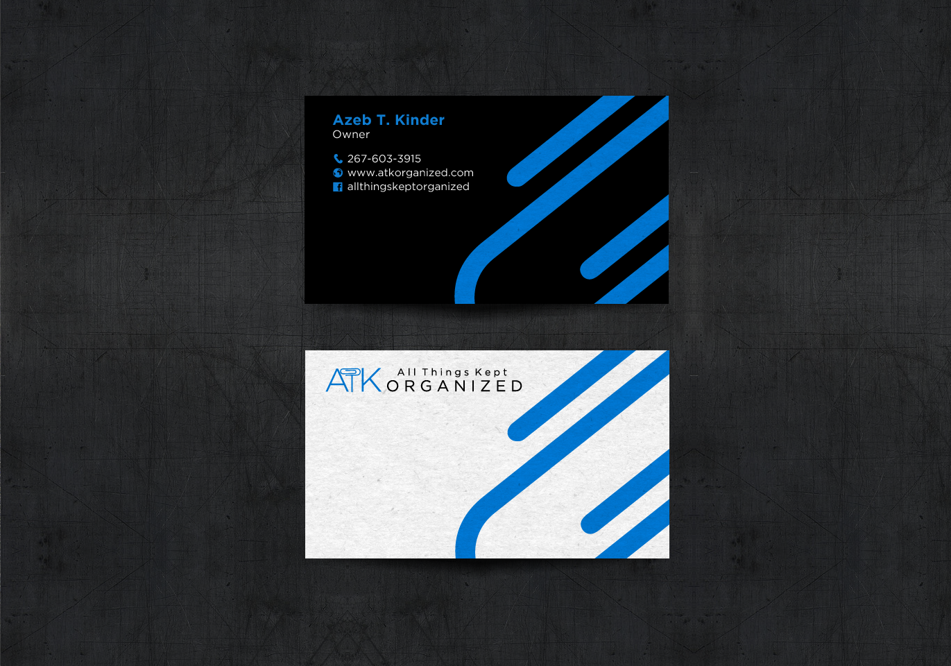 Business Card Design by chandrayaan.creative for All Things Kept Organized | Design #11575867