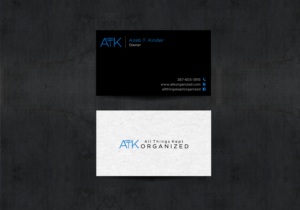 Business Card Design by chandrayaan.creative for All Things Kept Organized | Design: #11575868