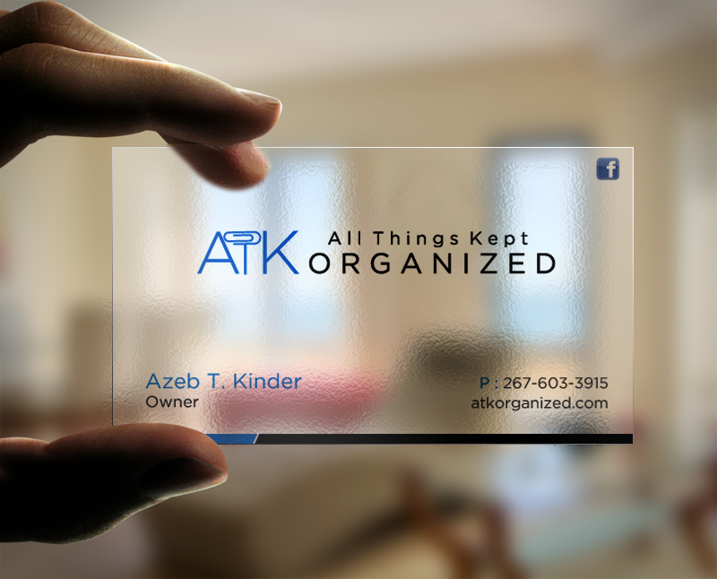 Business Card Design by chandrayaan.creative for All Things Kept Organized | Design #11575874