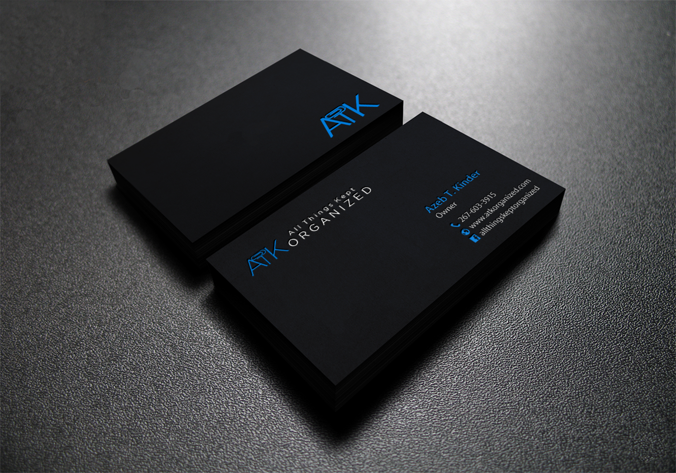 Business Card Design by chandrayaan.creative for All Things Kept Organized | Design #11575877