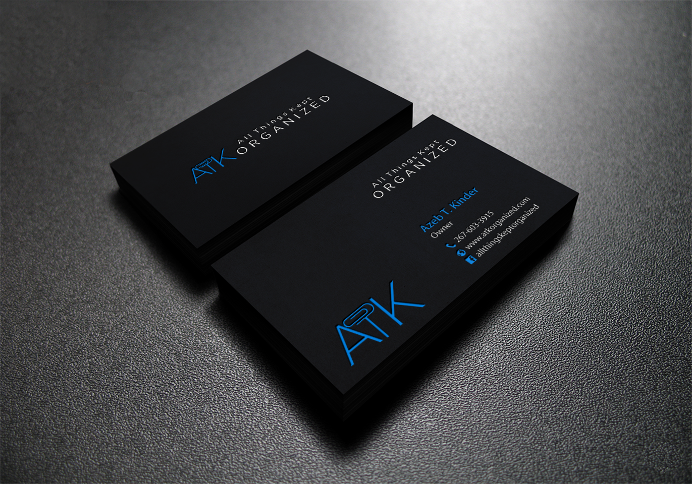 Business Card Design by chandrayaan.creative for All Things Kept Organized | Design #11575881