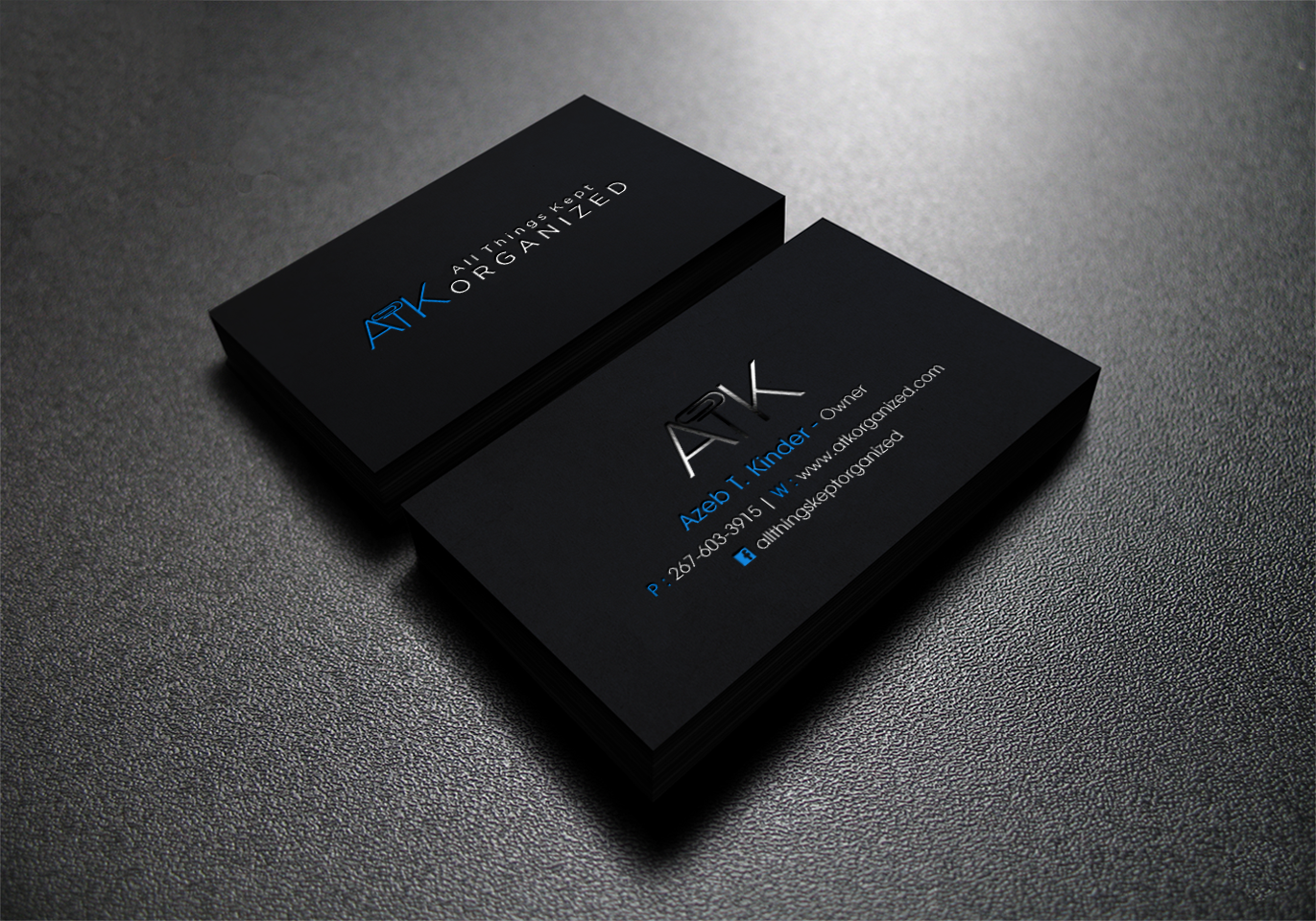 Business Card Design by chandrayaan.creative for All Things Kept Organized | Design #11575883