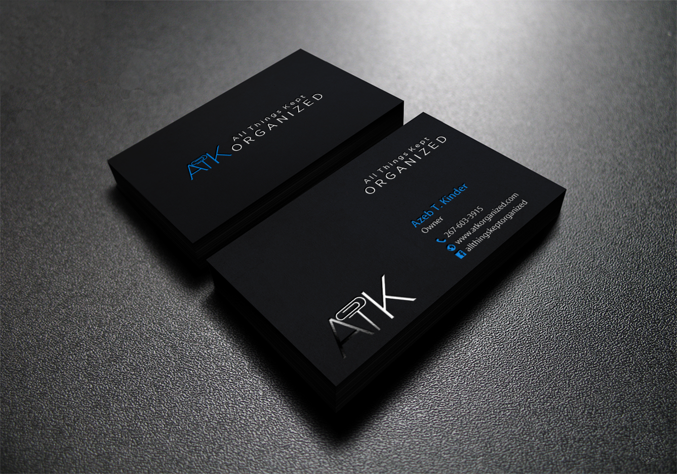 Business Card Design by chandrayaan.creative for All Things Kept Organized | Design #11575884