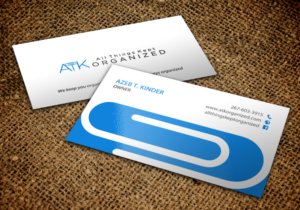 Business Card Design by chandrayaan.creative for All Things Kept Organized | Design: #11603937