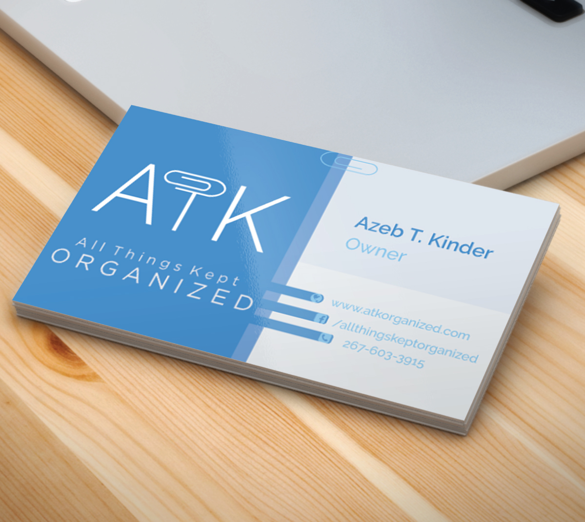Business Card Design by rodgerskl for All Things Kept Organized | Design #11577311