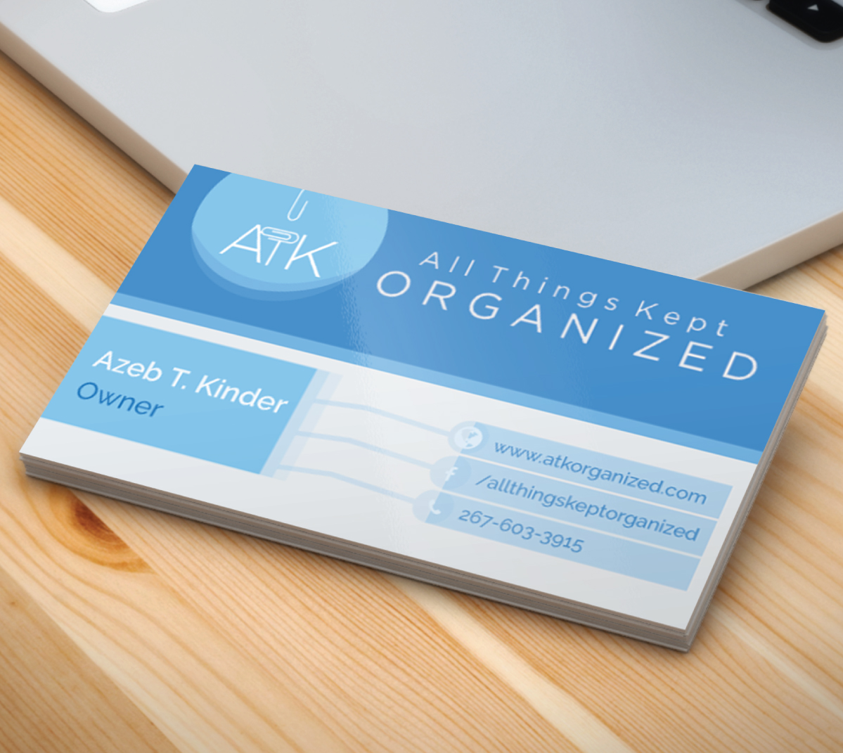 Business Card Design by rodgerskl for All Things Kept Organized | Design #11577312