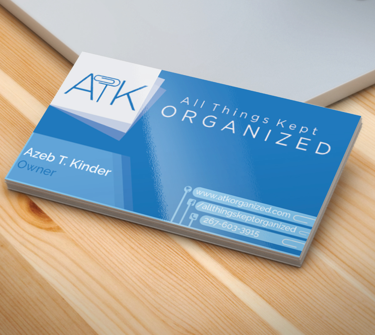 Business Card Design by rodgerskl for All Things Kept Organized | Design #11577313