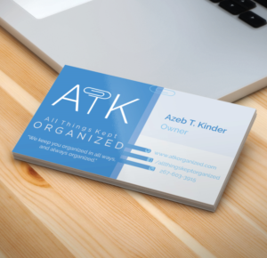 Business Card Design by rodgerskl for All Things Kept Organized | Design: #11577909