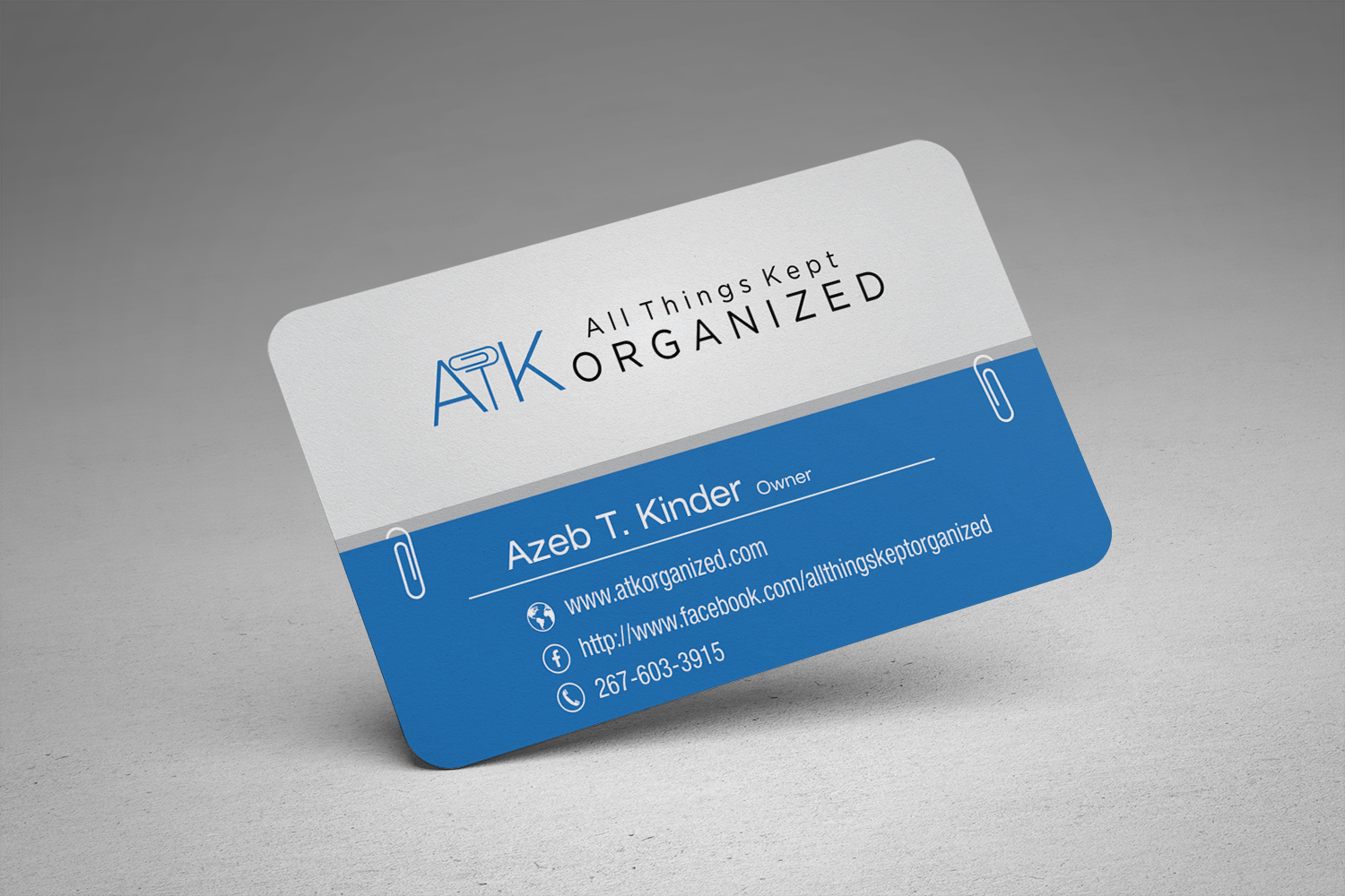Business Card Design by alhemique1 for All Things Kept Organized | Design #11573117
