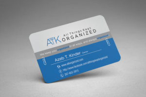 Diseño de Tarjeta de Presentación por alhemique1 para All Things Kept Organized | Diseño: #11580388
