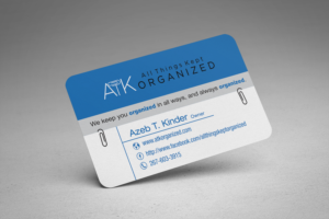 Business Card Design by alhemique1 for All Things Kept Organized | Design: #11580443