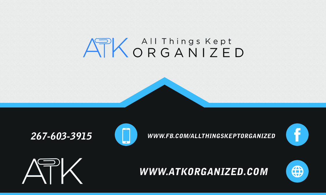 Business Card Design by spouka for All Things Kept Organized | Design #11721087
