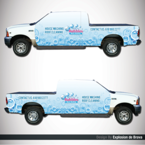 Signage Design by BHAMQR for Bubbles House Washing | Design: #11633201