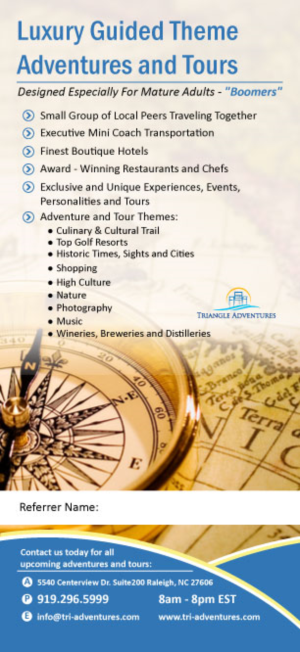 Flyer Design by Parul for Triangle  Adventures | Design: #11596781