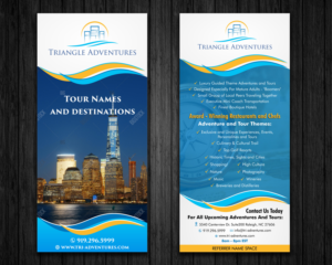 Flyer Design by ecorokerz for Triangle  Adventures | Design: #11581129