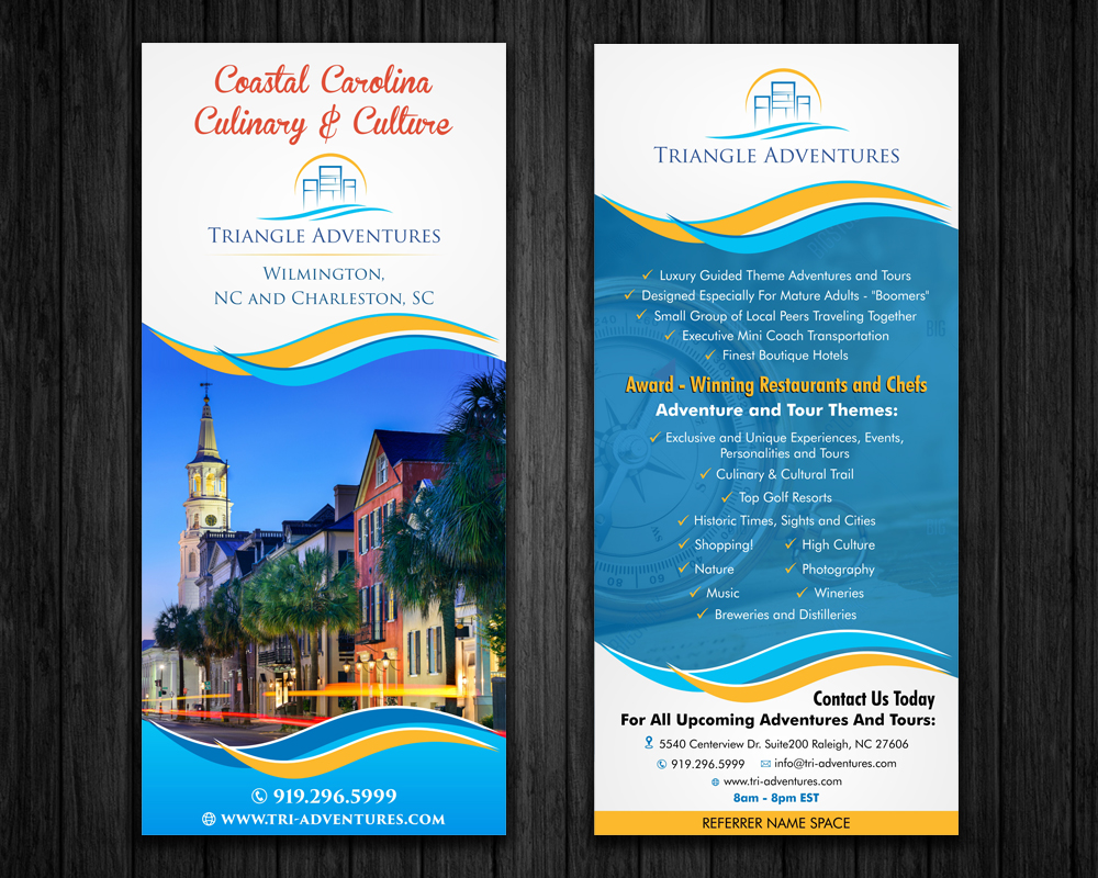 Flyer Design by ecorokerz for Triangle  Adventures | Design #11590969