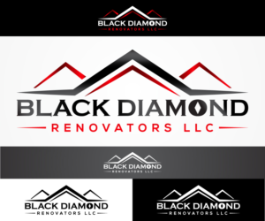 Logo Design by sangeloenriquez for black Diamond Renovators LLC | Design #11586519